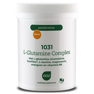 AOV 1031 L-Glutamine Complex Poeder 128GR AOV 1031 L-Glutamine Complex Poeder 128GR