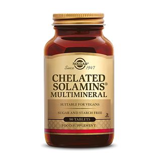 Solgar Chelated Solamins® Multimineralen Tabletten 90TB