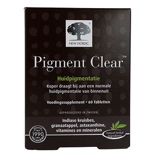New Nordic Pigment Clear Huidpigmentatie Tabletten 60TB