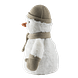Warmies Sneeuwpop 1ST sneeuwpop knuffel zijkant