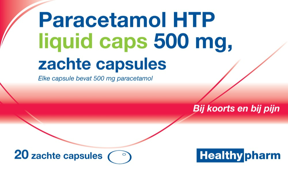 Healthypharm Paracetamol 500mg Liquid Capsules afbeelding