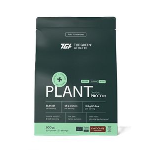 The Green Athlete Plant Protein Chocolate Bio Poeder 900GR
