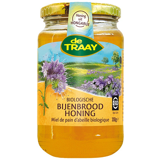 De Traay Bijenbrood Honing Biologisch 350GR De Traay Bijenbrood Honing Biologisch 350GR