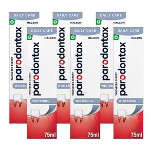 Parodontax Whitening Tandpasta Multiverpakking 6x75ML