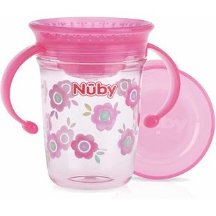 Nuby Wonderbeker Roze 6m+ 240ML