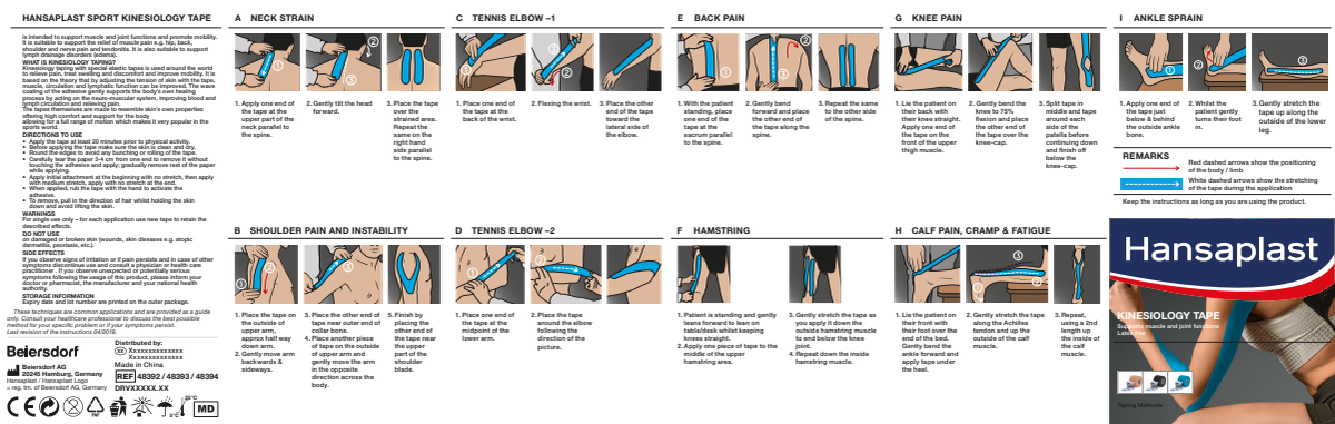 Kinesiologie Tape Blauw afbeelding van document #1, info_folder