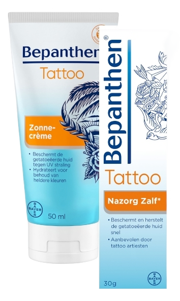 Bepanthen Tattoo Zomerpakket - Nazorg Zalf en Zonnecrème