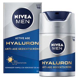 Nivea Men Anti-Age Hyaluron Gezichtcrème SPF 15 50ML