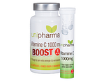 Unipharma Vitamine C 1000mg Boost Capsules + Bruistabletten Combiproduct 2ST Unipharma Vitamine C 1000mg Boost Capsules + Bruistabletten Combiproduct 2ST