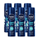 Nivea Men Dry Fresh Deodorant Spray Voordeelverpakking 6x150ML