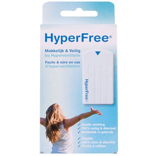 Hyperfree Inhalatie Cassette bij Hyperventilatie 1ST Hyperfree Inhalatie Cassette bij Hyperventilatie 1ST