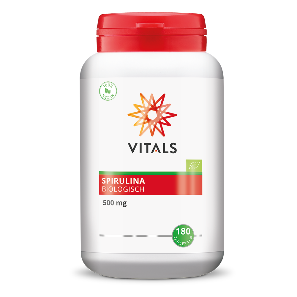 Vitals Spirulina Biologisch 500mg Tabletten 180TB