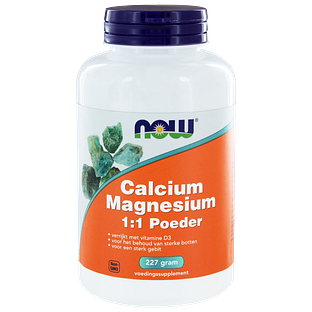 NOW Calcium & Magnesium 1:1 Poeder 227GR