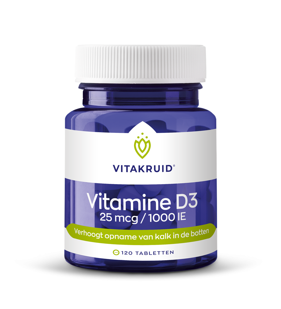 Vitakruid Vitamine D3 25 mcg / 1000 IE 120TB
