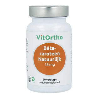 VitOrtho Bèta-Caroteen Natuurlijk 15mg Capsules 60VCP