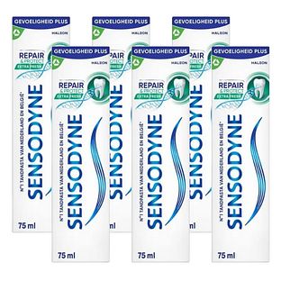 Sensodyne Repair &amp; Protect Extra Fresh Tandpasta Multiverpakking 6x75ML