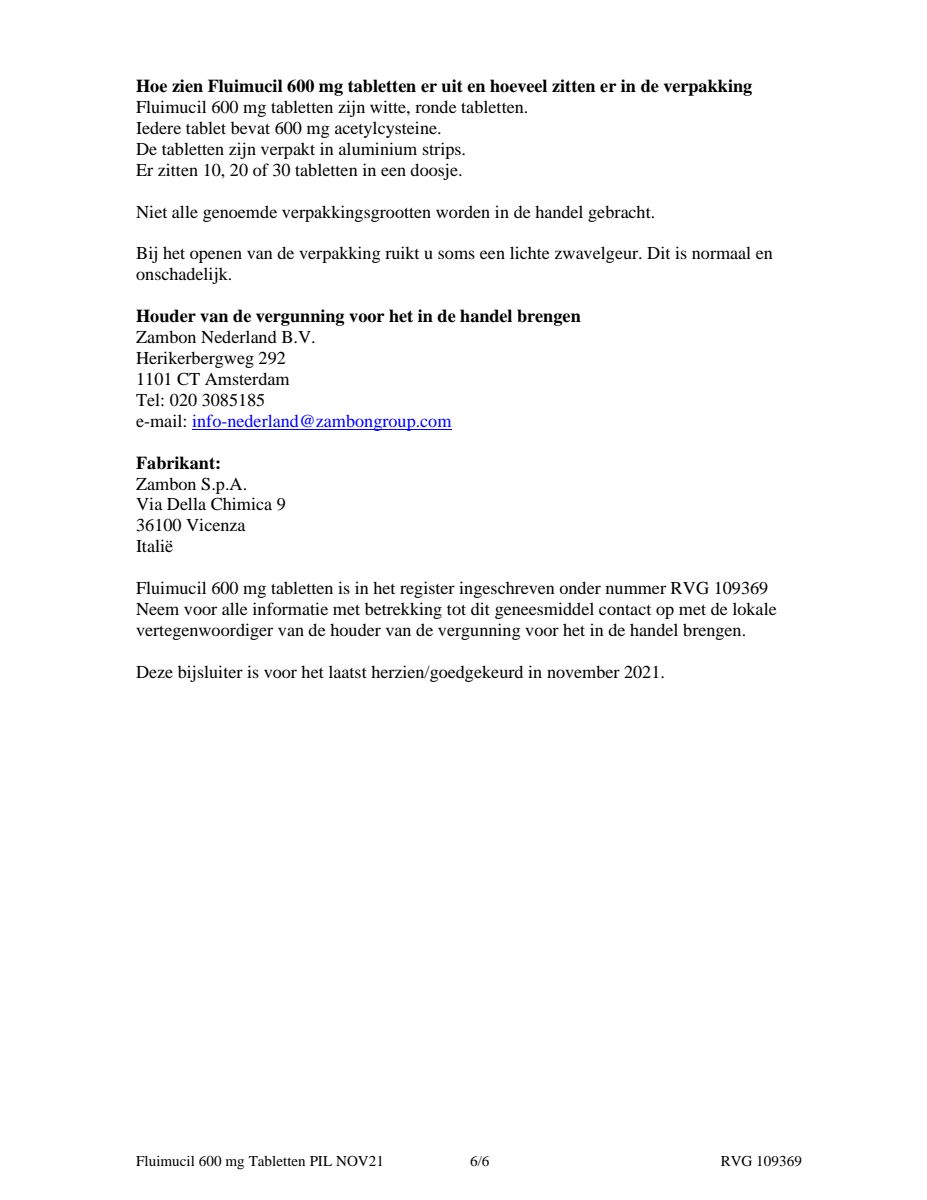 600mg Tabletten afbeelding van document #6, leaflet