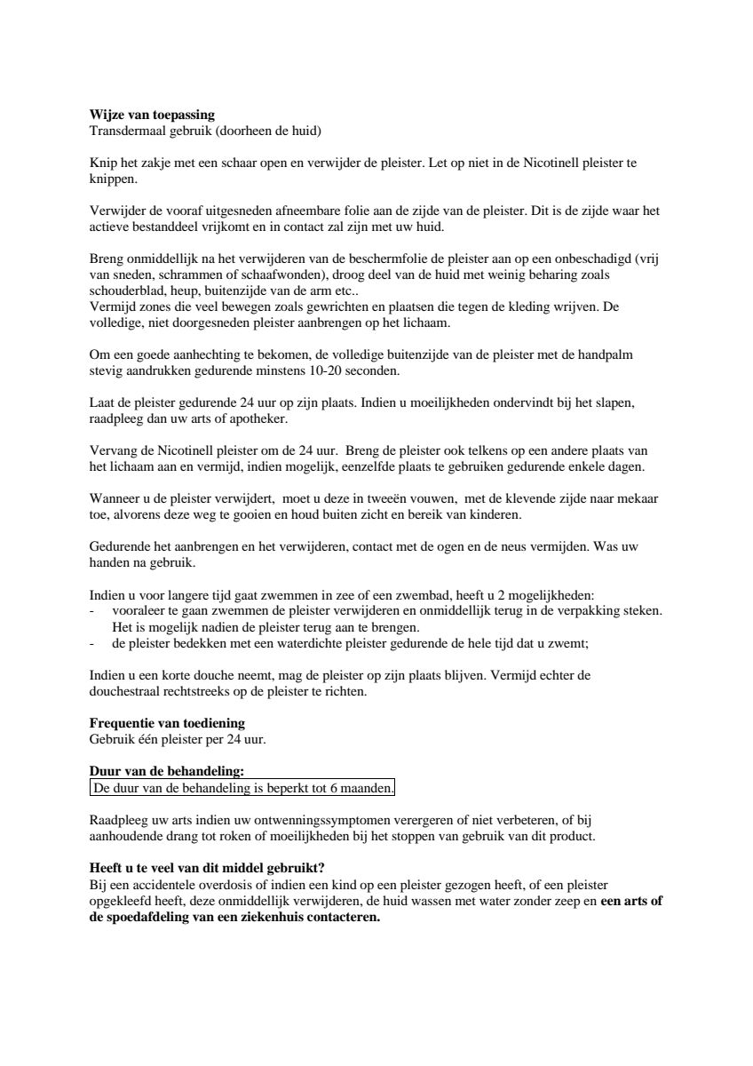 Combineer Pleister 21 mg (7st) en Kauwgom Cool Mint 2 mg (204st) - afbeelding van document #5, leaflet