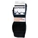 Naproz Bamboo Sportsokken Zwart Maat 39-42 2PR