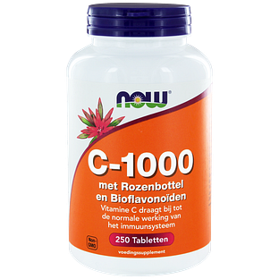 NOW C-1000 Rozenbottel & Bioflavonoïden Tabletten 250TB