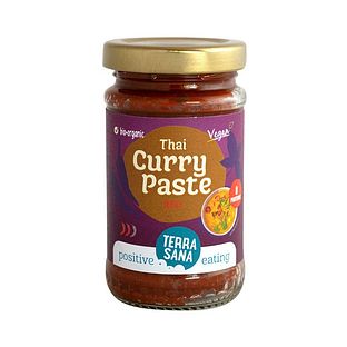 TerraSana Currypasta Rood 120GR TerraSana Currypasta Rood 120GR