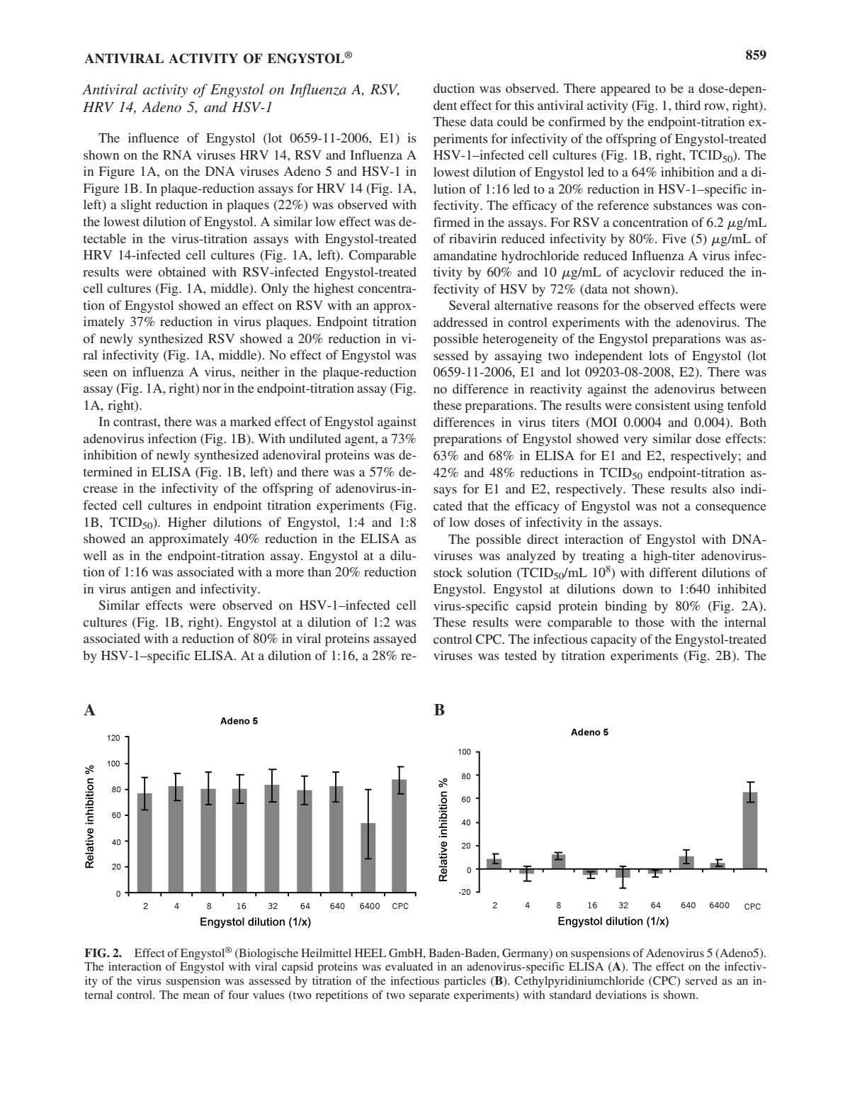 Engystol Tabletten afbeelding van document #5, research