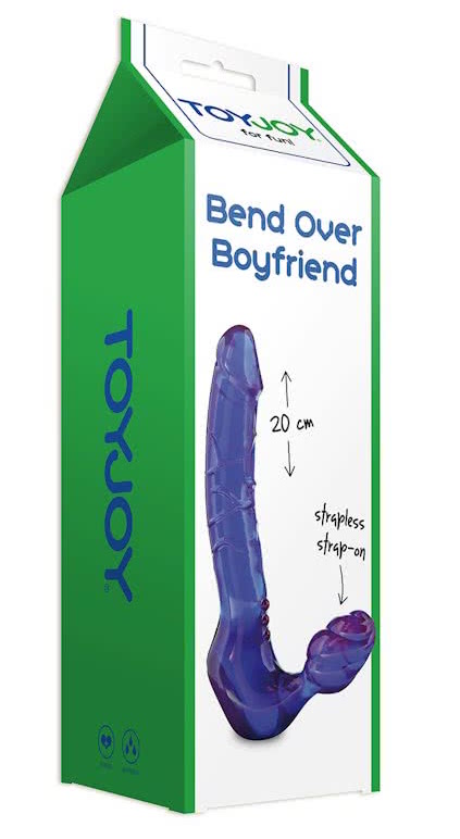 Toyjoy Strapless Stran-on Bend Over Boyfriend Purple afbeelding