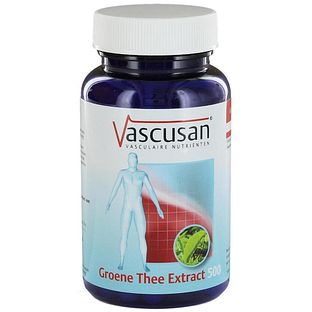 Vascusan Groene Thee Extract 500mg Capsules 60CP Vascusan Groene Thee Extract 500mg Capsules 60CP