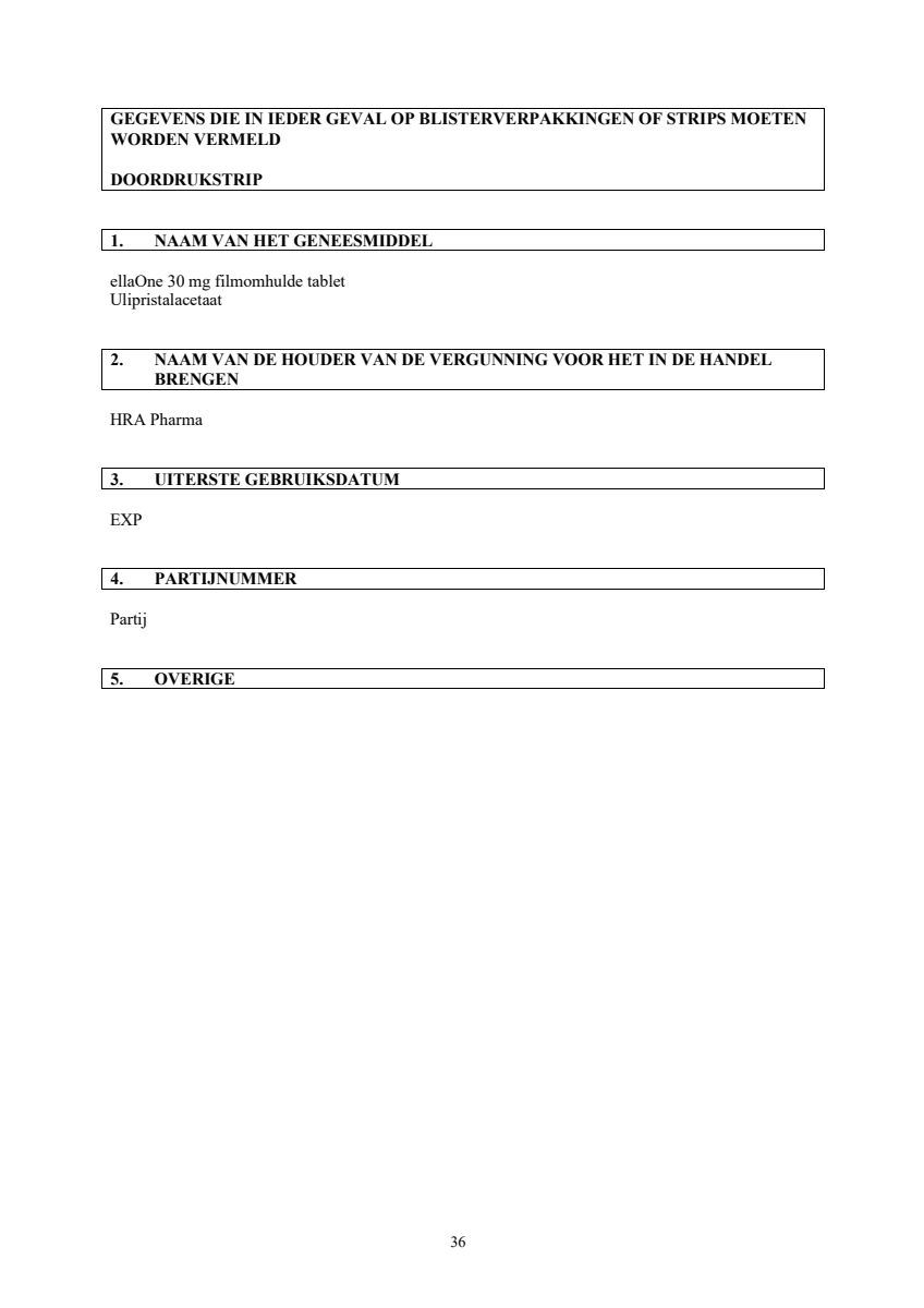 Noodanticonceptie Tablet afbeelding van document #36, leaflet