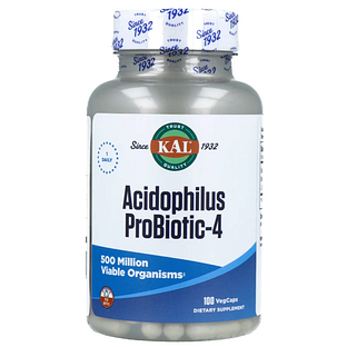 Kal Acidophilus 4 Capsules 100CP
