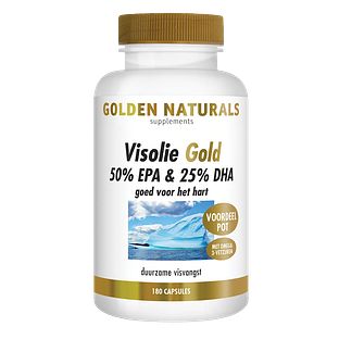 Golden Naturals Visolie Gold 50% EPA & 25% DHA Capsules 180SG