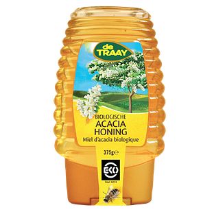 De Traay Acaciahoning EKO Knijpfles 365GR