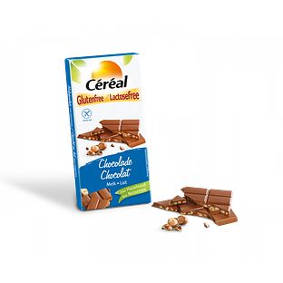 Cereal Glutenvrij & Lactosevrij Chocolade Tablet Hazelnoot 1ST