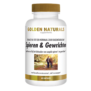 Golden Naturals Spieren En Gewrichten Capsules 60CP