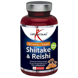 Lucovitaal Shiitake & Reishi Capsules 90CP