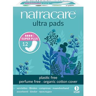 Natracare Ultra Pads Super Plus Maandverband 12ST Natracare Ultra Pads Super Plus Maandverband 12ST