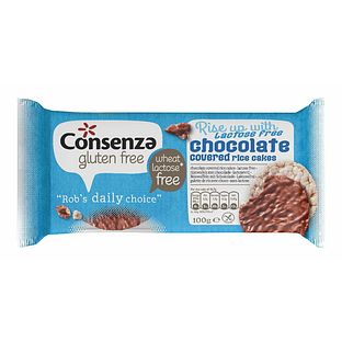 Consenza Glutenvrije Chocolade Rijstwafels 100GR