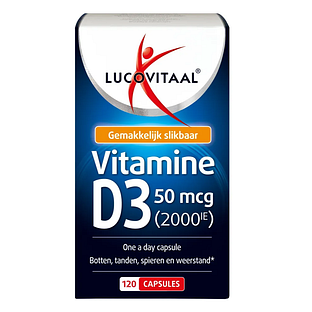 Lucovitaal Vitamine D3 50mcg Capsules 120CP Lucovitaal Vitamine D3 50mcg Capsules 120CP