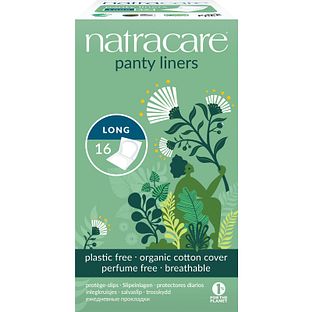 Natracare Panty Liners Long Inlegkruisjes 16ST Natracare Panty Liners Long Inlegkruisjes 16ST