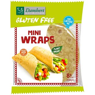 Damhert Mini Wraps Glutenvrij 8ST Damhert Mini Wraps Glutenvrij 8ST