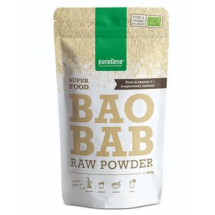Purasana Vegan Baobab Raw Powder 200GR Purasana Vegan Baobab Raw Powder 200GR