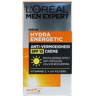 L'Oréal Paris Men Expert Hydra Energetic Anti Vermoeidheid Creme SPF 15 50ML