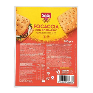 Schar Focaccia Rozemarijn Glutenvrij 200GR