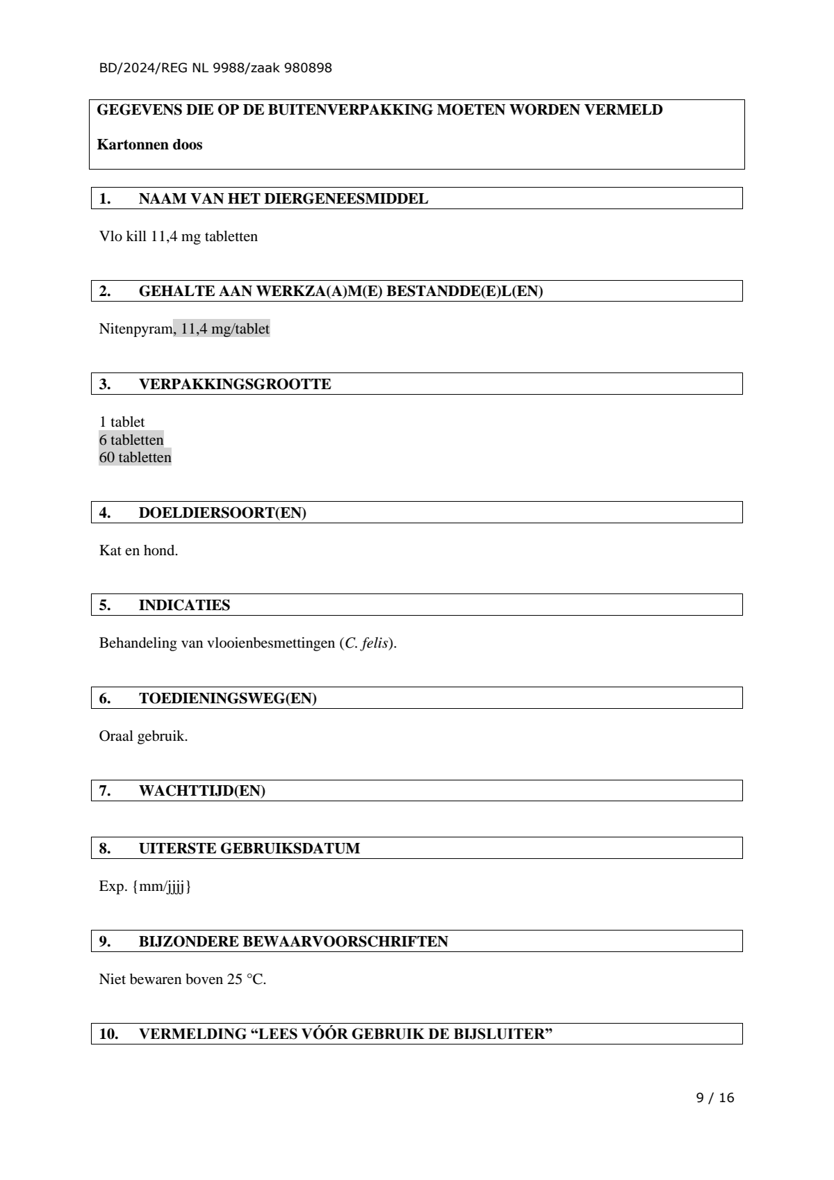 Vlo Kill Katten en Kleine Honden afbeelding van document #9, leaflet
