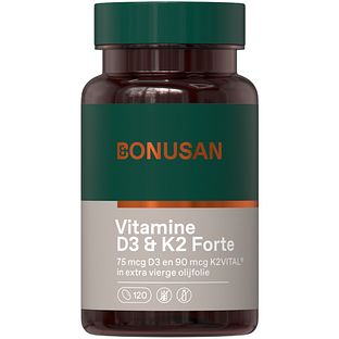 Bonusan Vitamine D3 & K2 Softgels 120SG