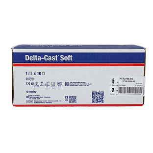 Delta-Cast Delta Cast Soft Blauw Stabilisatie Verband 3,6x5 Cm 10ST Delta-Cast Delta Cast Soft Blauw Stabilisatie Verband 3,6x5 Cm 10ST