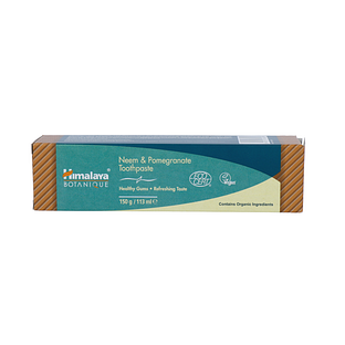 Himalaya Herbals Organique Neem & Pomegranate Tandpasta 150GR Himalaya Herbals Organique Neem & Pomegranate Tandpasta 150GR
