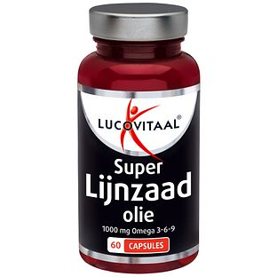 Lucovitaal Super Lijnzaad Olie Capsules 60CP