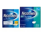 Nicotinell Combineer Pleister 14 mg (14st) en Zuigtablet Mint 1 mg (204st) - 2 Stuks