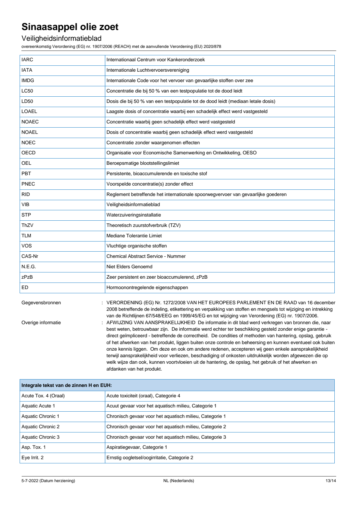 Essentiële Olie Sinaasappel afbeelding van document #13, label